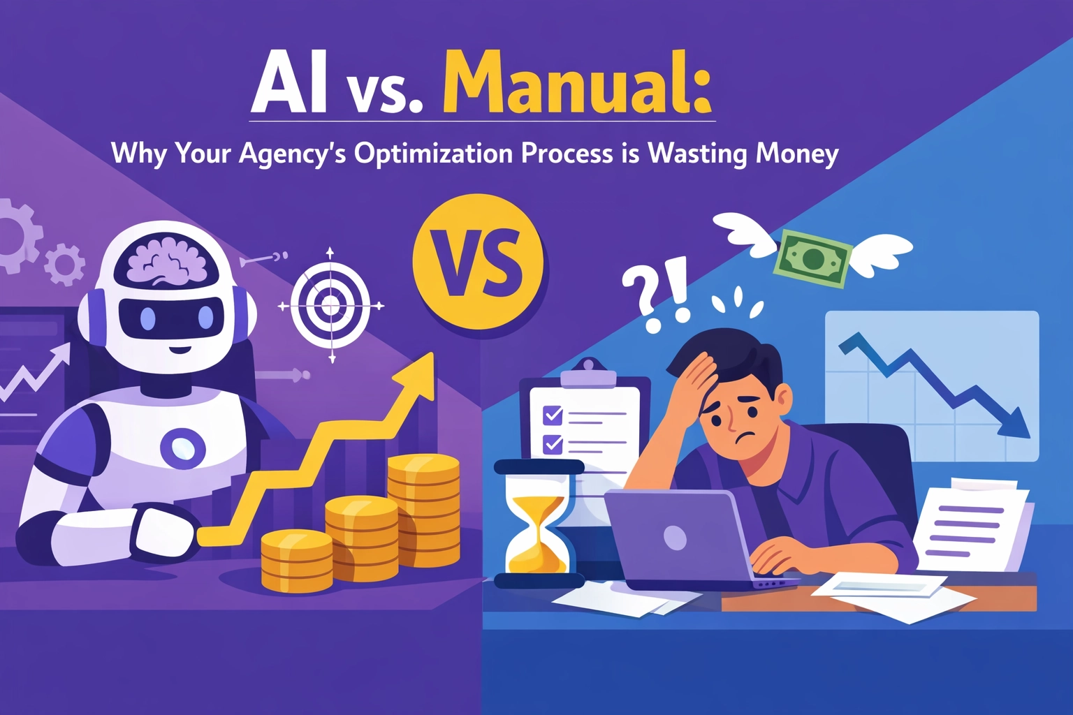 [HERO] AI vs. Manual: Why Your Agency’s Optimization Process is Wasting Money