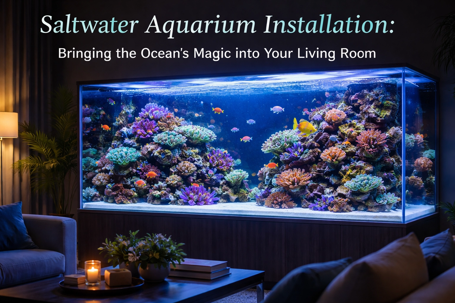 [HERO] Saltwater Aquarium Installation: Bringing the Ocean