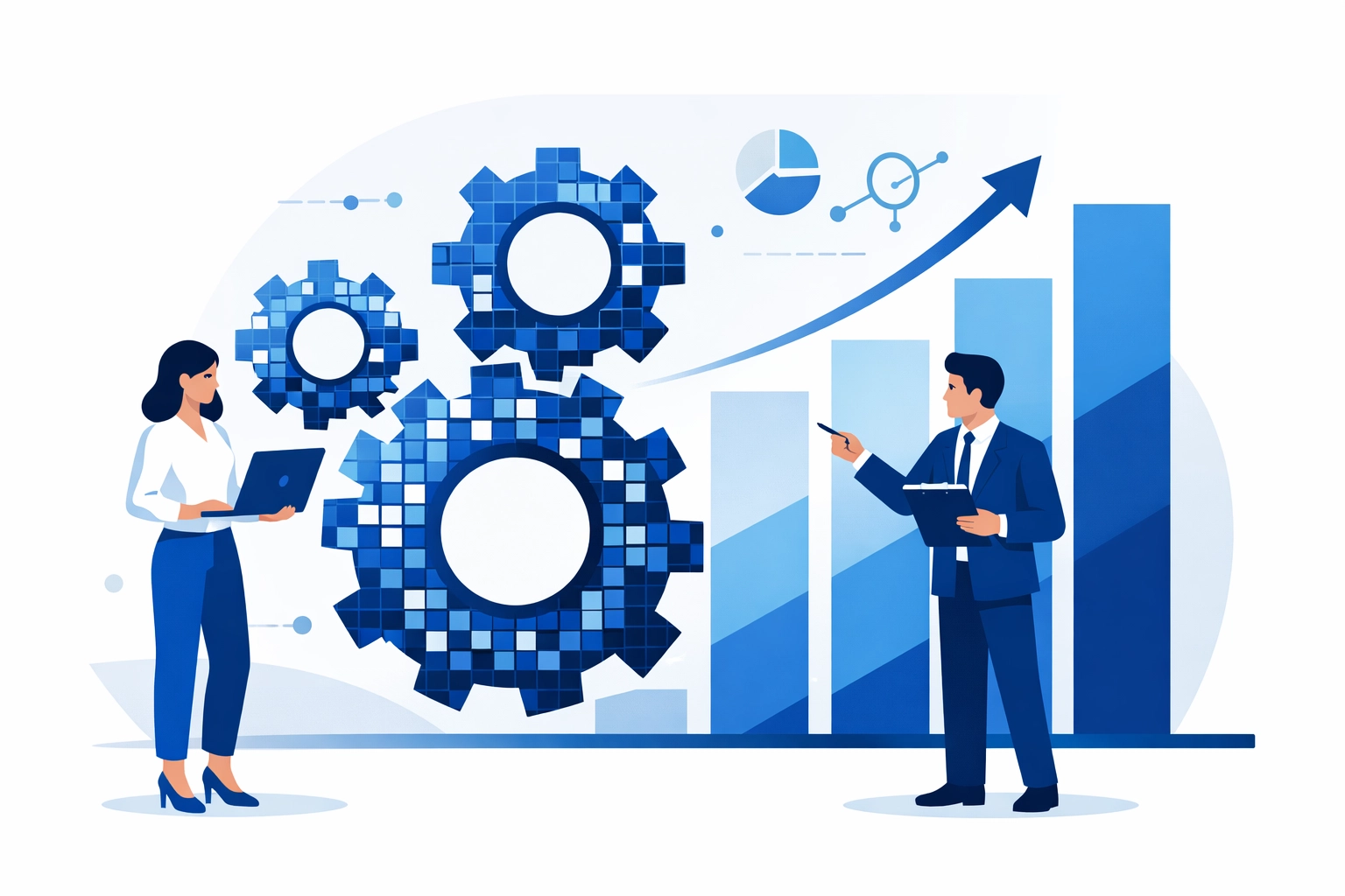 Digital marketing agency experts analyzing data-driven local SEO metrics for revenue growth.