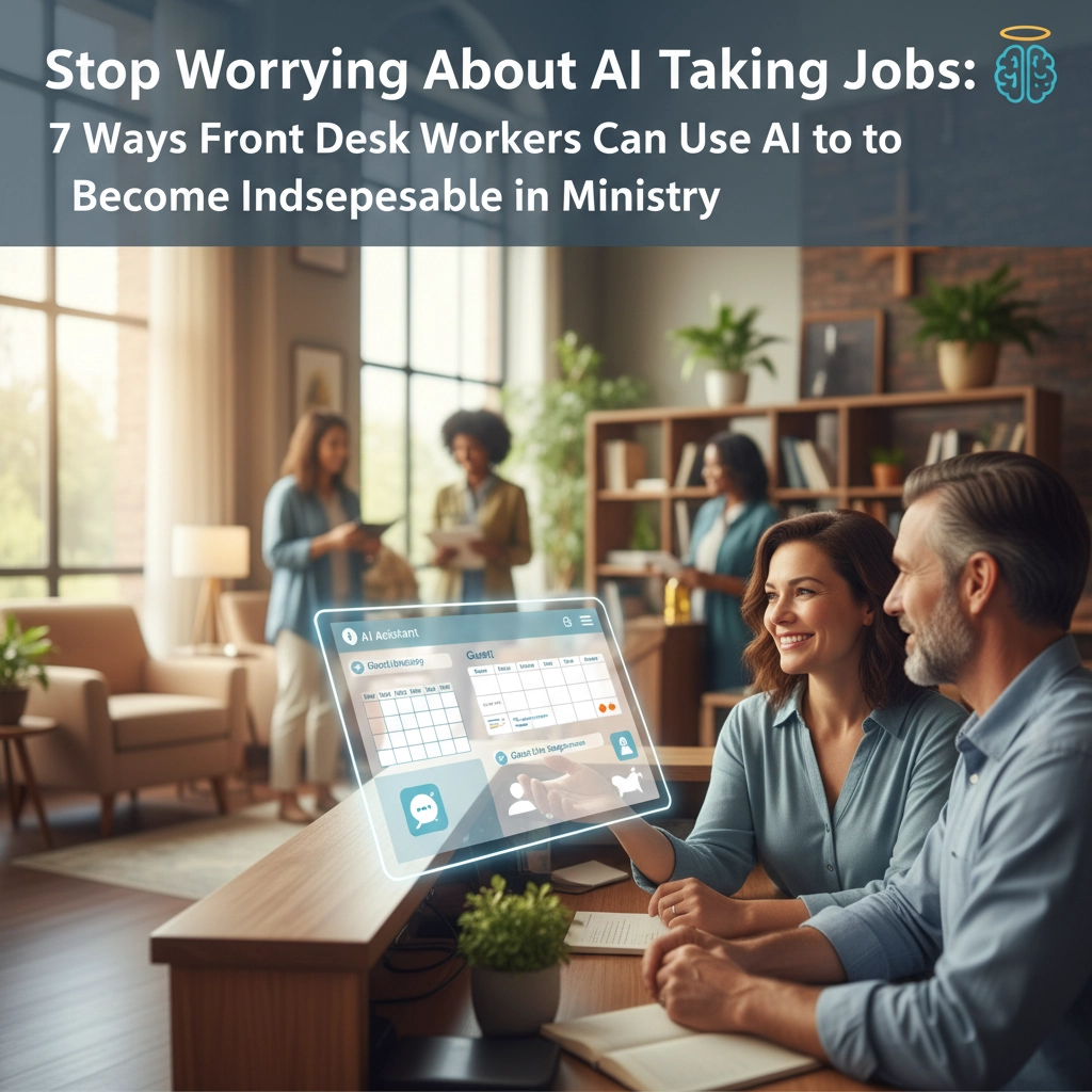 Stop Worrying About AI Taking Jobs: 7 Ways Front Desk Workers Can Use AI to Become Indispensable in Ministry