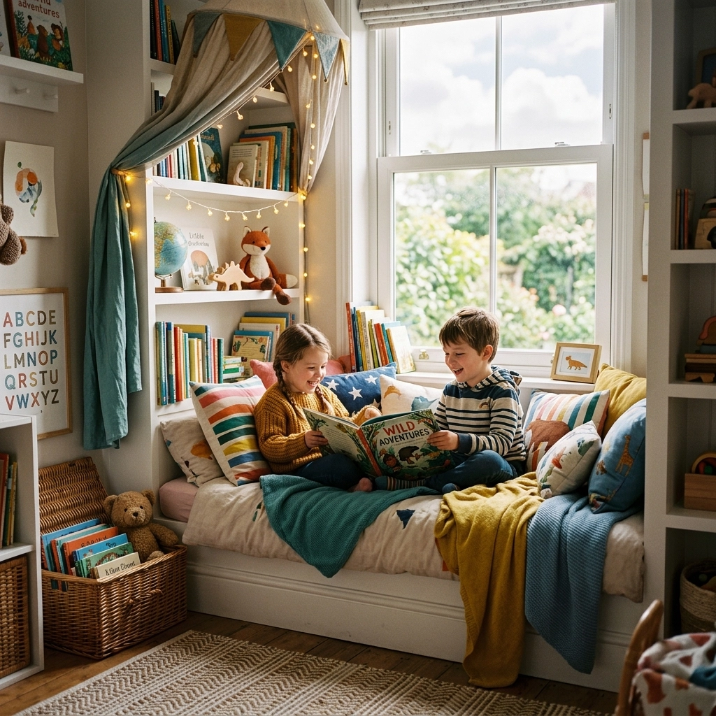 [HERO] How to Create a Reading Nook Your Kids Won't Want to Leave