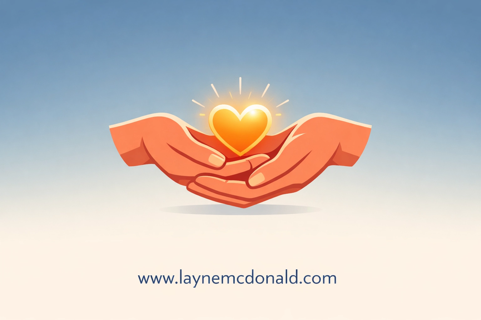 Hands gently holding a glowing heart symbolizing God's compassionate care during faith healing