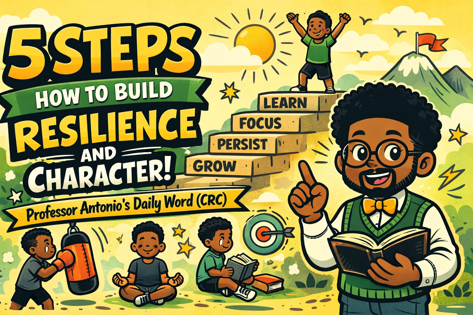 [HERO] 5 Steps How to Build Resilience and Character: Professor Antonio’s Daily Word (CRC)