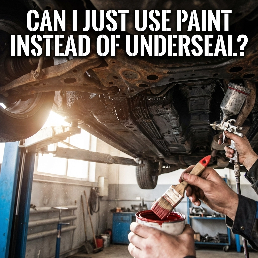 Can I just use paint instead of underseal?