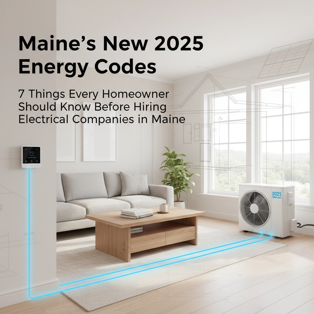 Maine's New 2025 Energy Codes: 7 Things Every Homeowner Should Know Before Hiring Electrical Companies in Maine