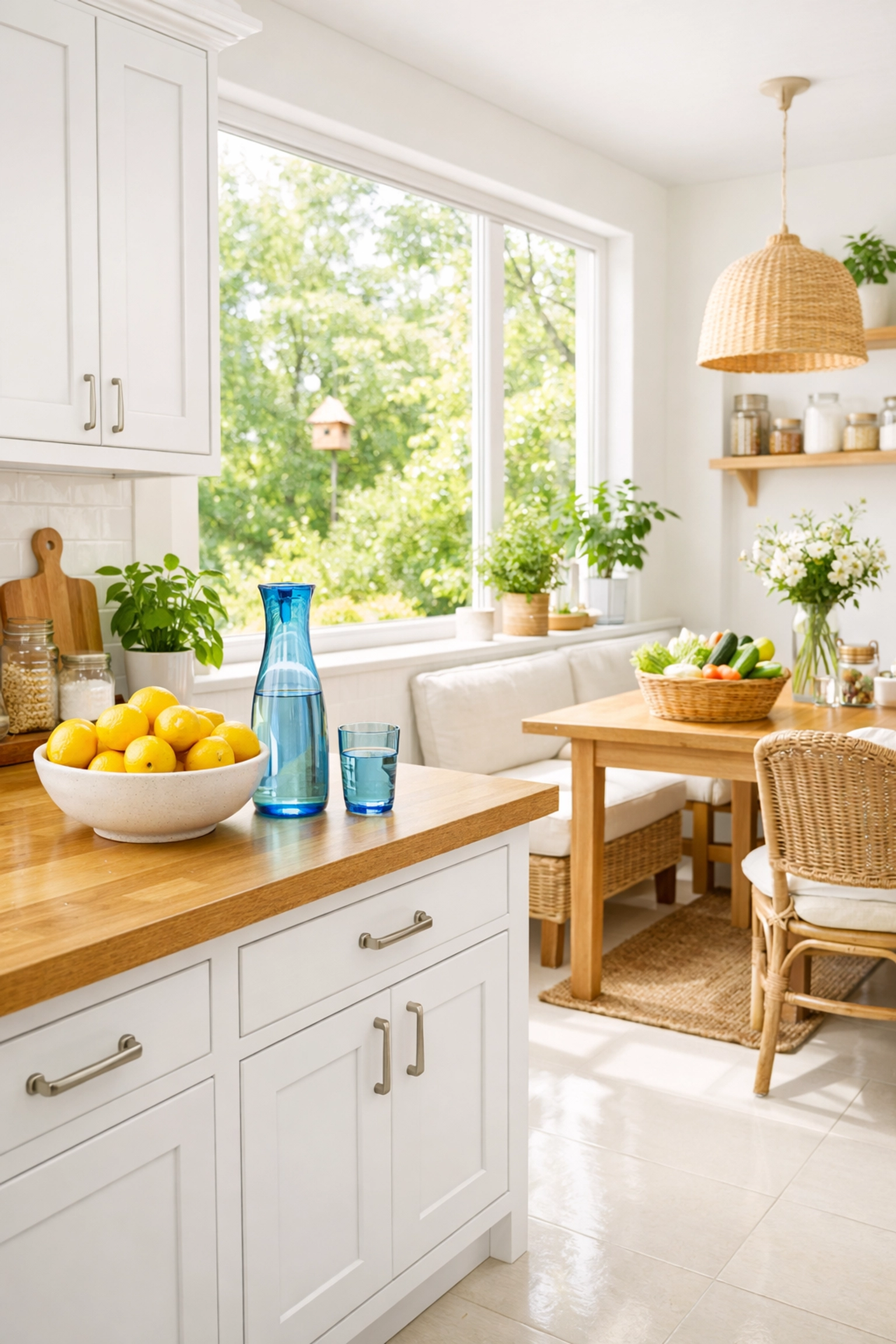 Healthy and eco-friendly kitchen in a Worcester home after a deep cleaning Worcester session.