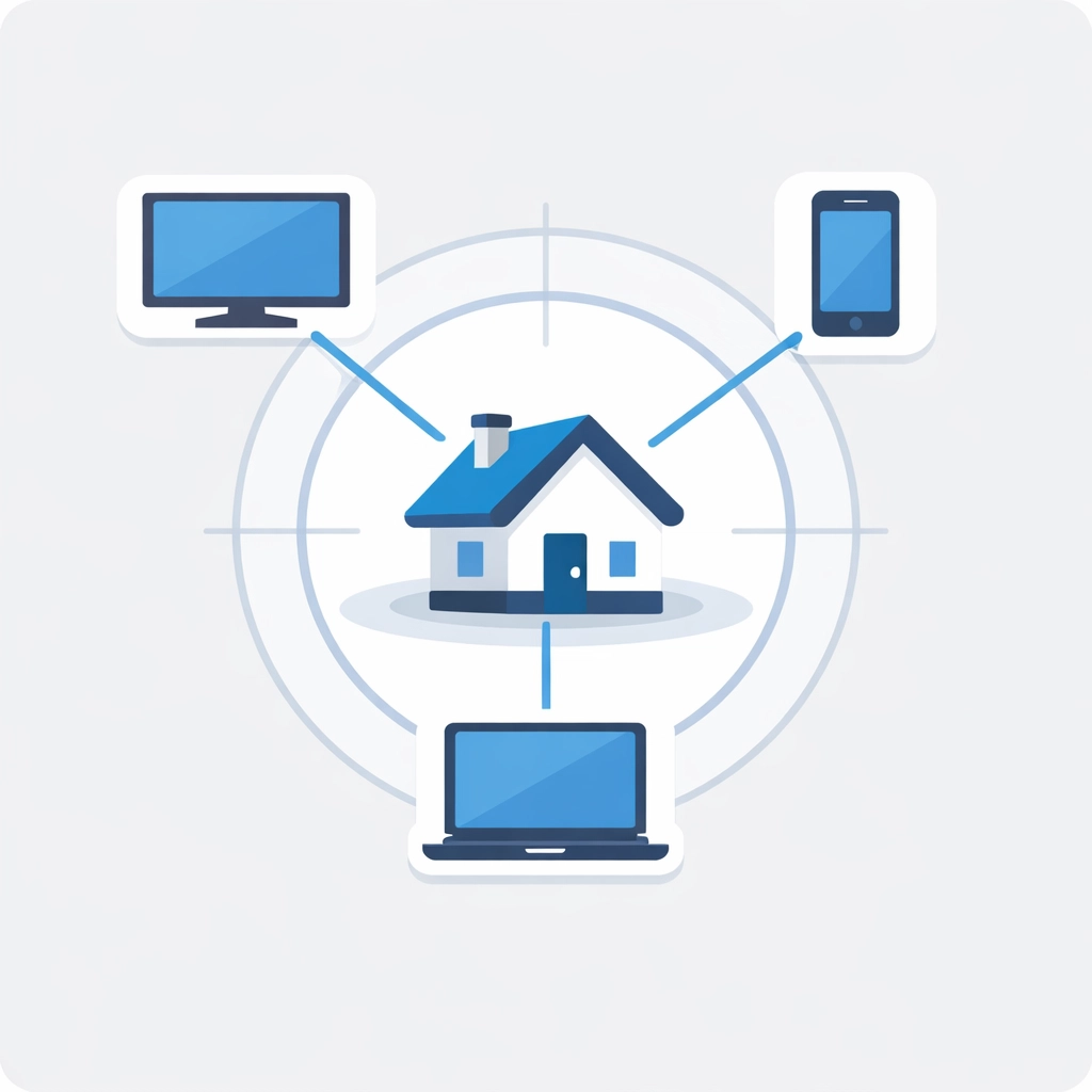 Household-level digital advertising for political campaigns across TV and mobile devices.