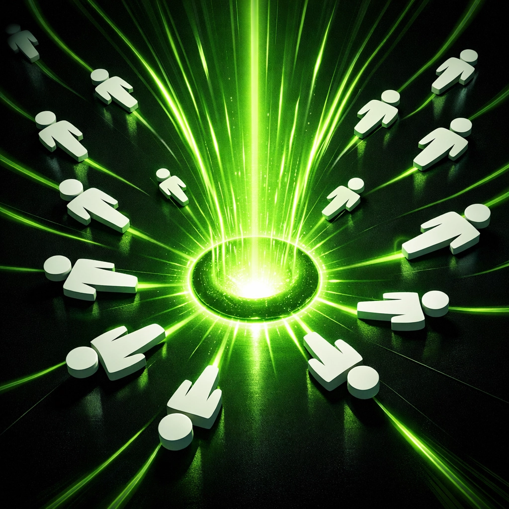 Digital representation of patient lead generation for dental offices in San Diego.