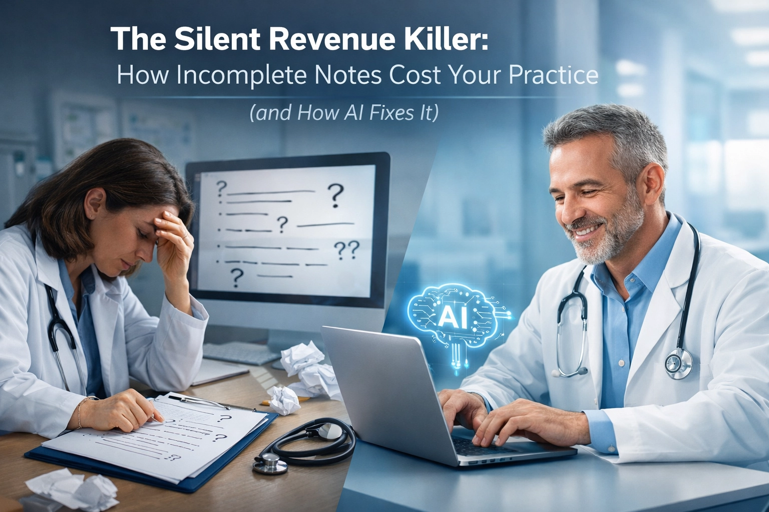 The Silent Revenue Killer: How Incomplete Notes Cost Your Practice (and How AI Fixes It)