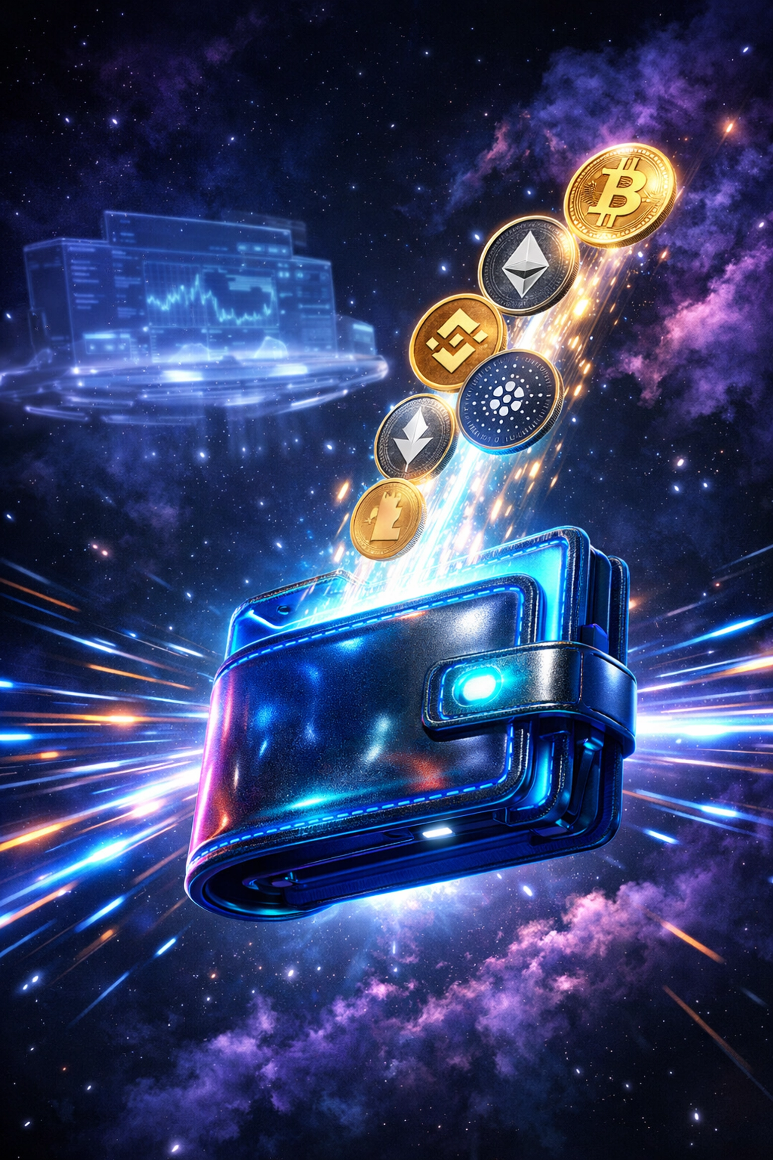 Self-custody crypto wallet receiving direct payments instantly, bypassing custodial platforms