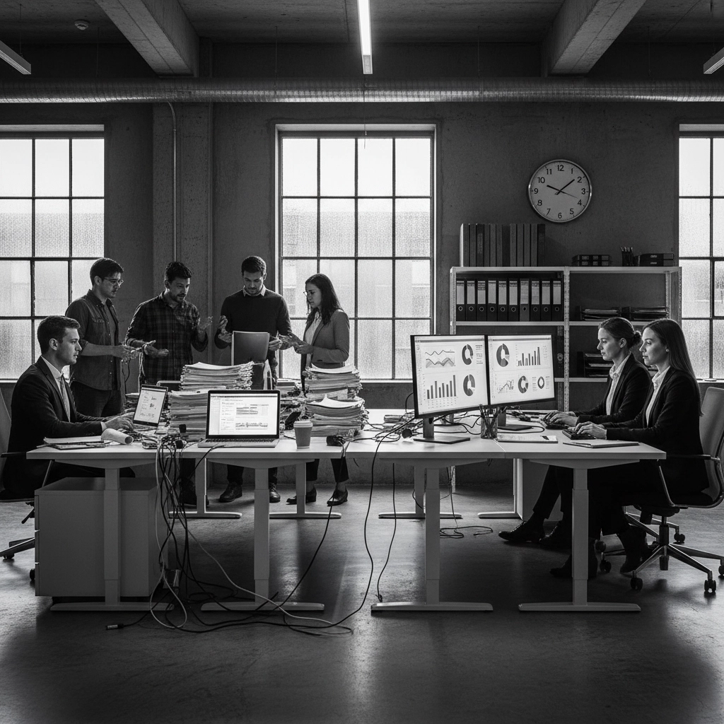 Warehouse team in Manchester preparing parcels for peak season