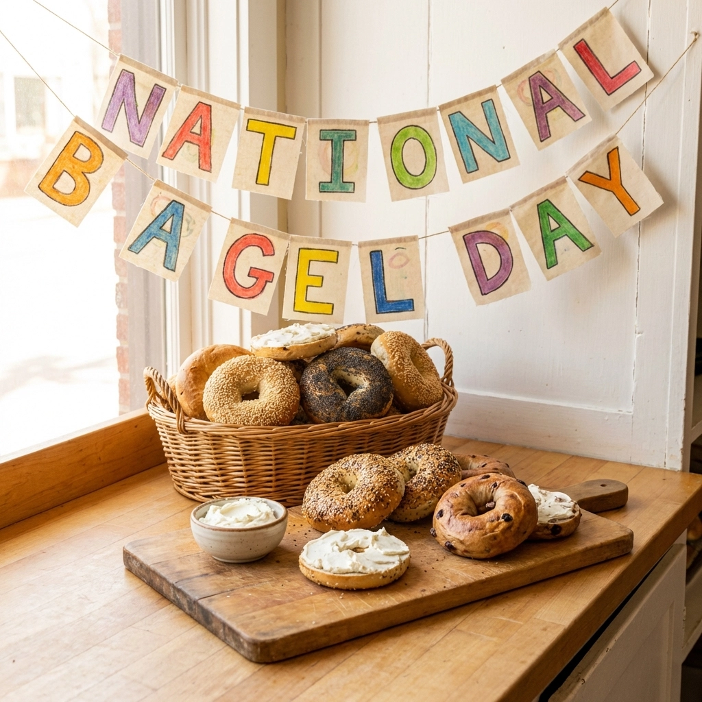 Rustic bakery counter
