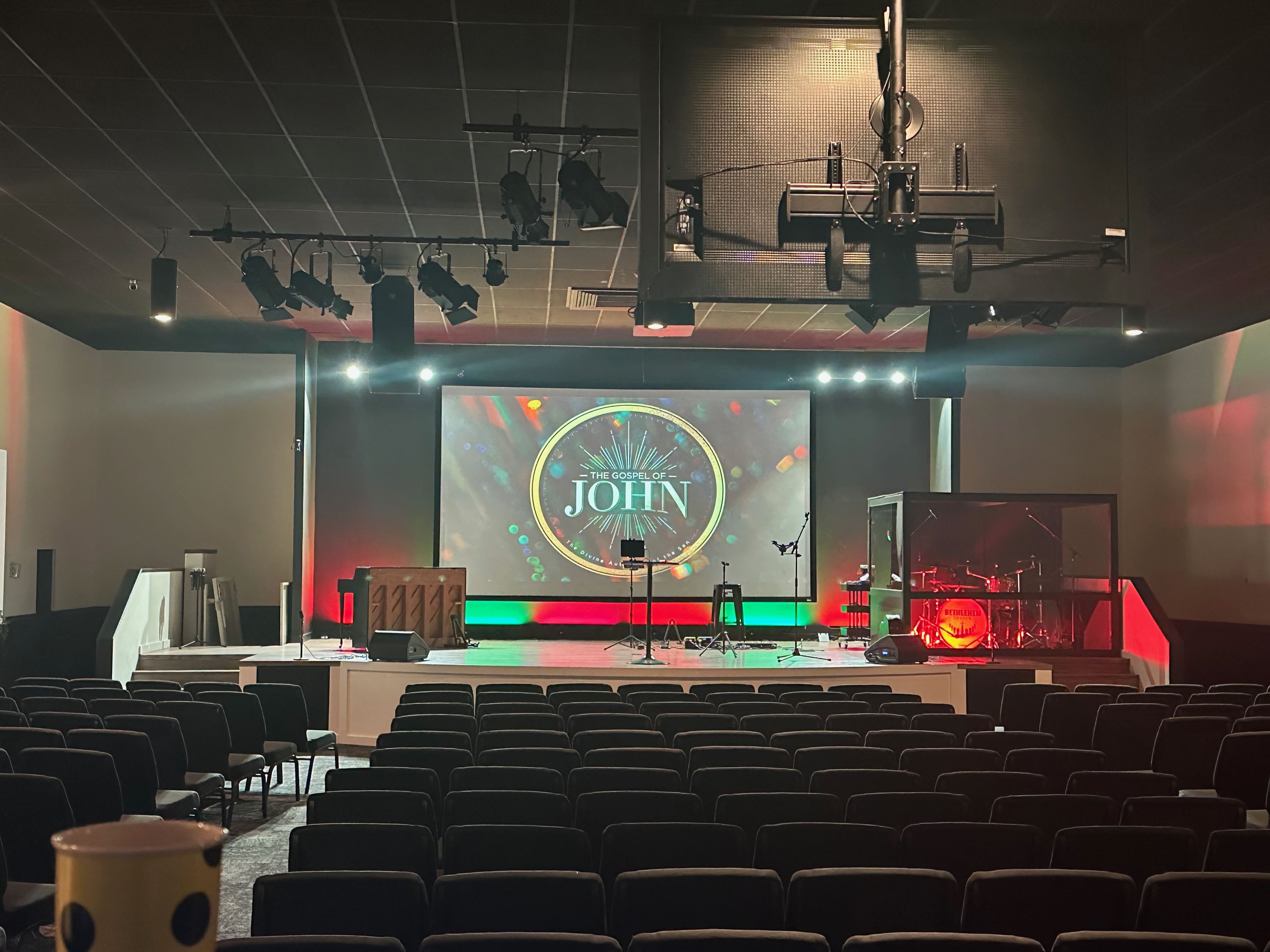 Modern Worship Venue Installation