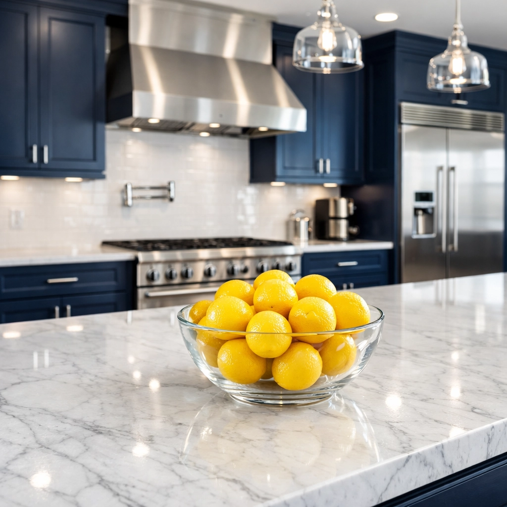 Sparkling luxury kitchen showing the results of professional deep cleaning in Lincoln and Carlisle.