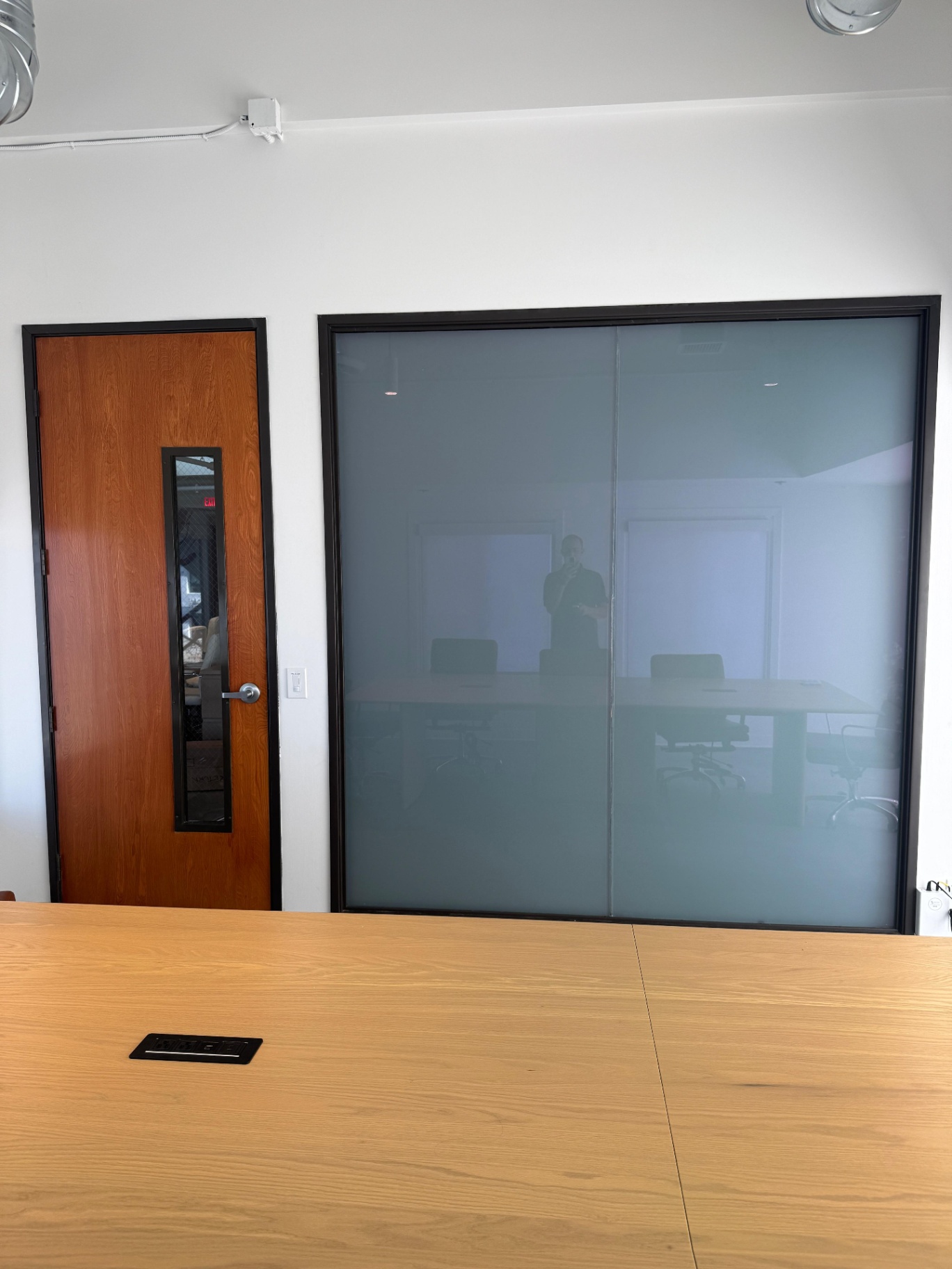 Conference Room with Smart Glass Panel