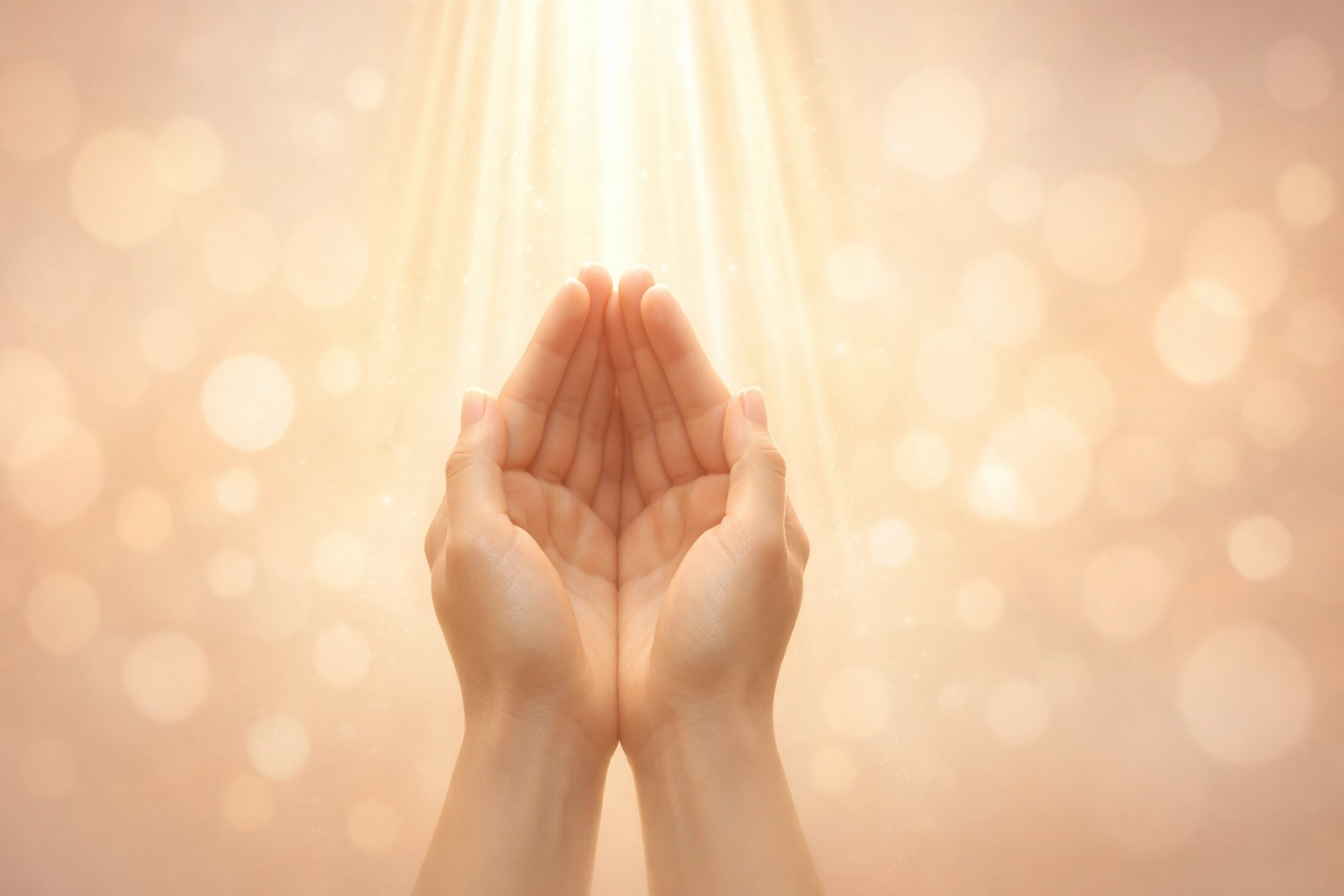 Hands raised in prayer seeking God's peace and guidance for global conflicts