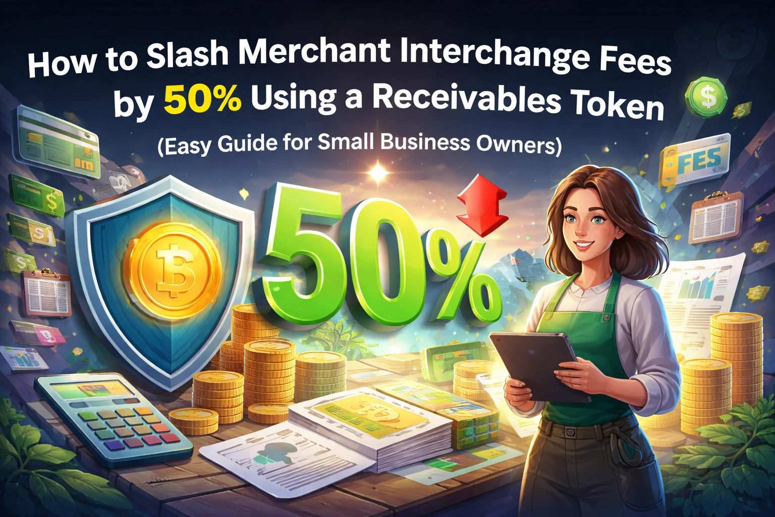 [HERO] How to Slash Merchant Interchange Fees by 50% Using a Receivables Token (Easy Guide for Small Business Owners)