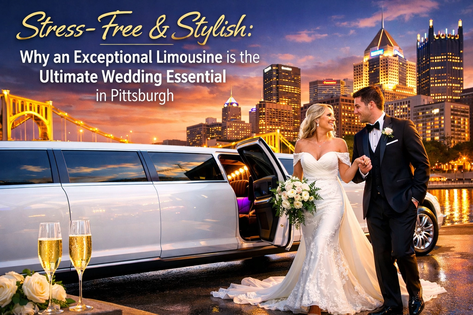 [HERO] Stress-Free & Stylish: Why an Exceptional Limousine is the Ultimate Wedding Essential in Pittsburgh