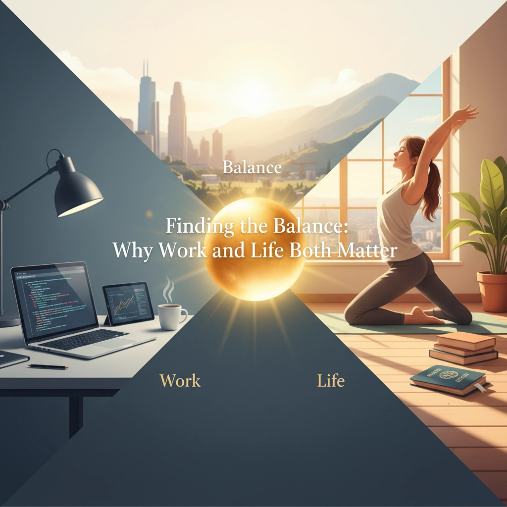 🌿 Finding the Balance: Why Work and Life Both Matter