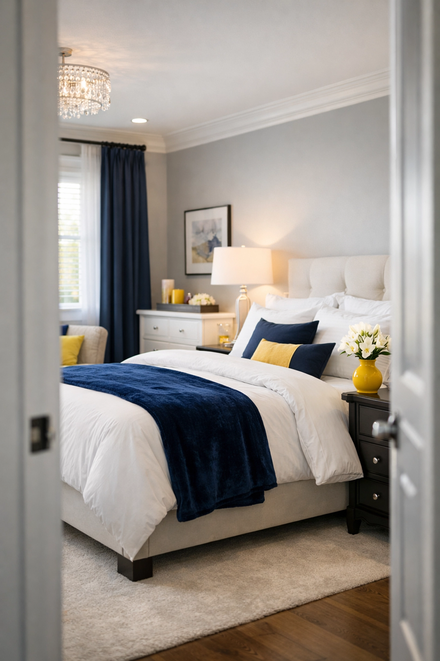 Luxury master suite reset and organized by professional residential cleaning Massachusetts experts.