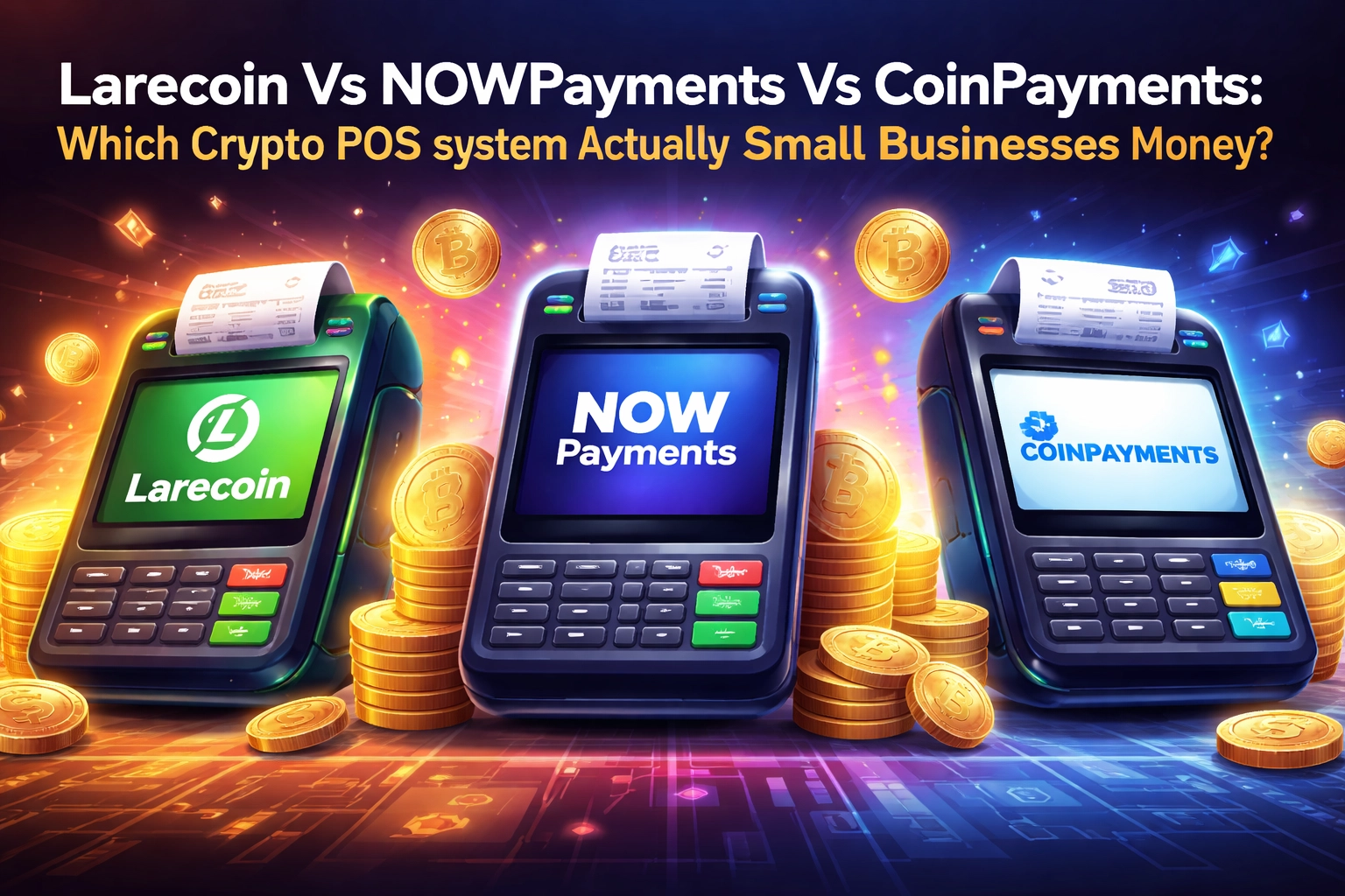 [HERO] Larecoin Vs NOWPayments Vs CoinPayments: Which Crypto POS System Actually Saves Small Businesses Money?