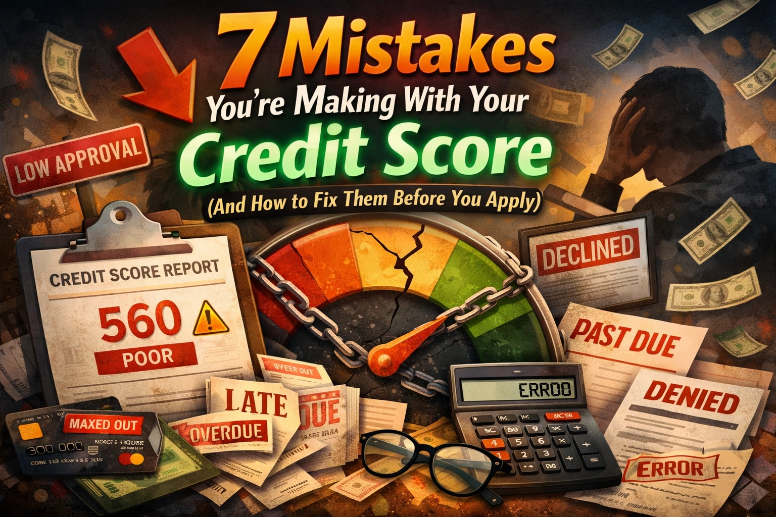 [HERO] 7 Mistakes You’re Making With Your Credit Score (And How to Fix Them Before You Apply)
