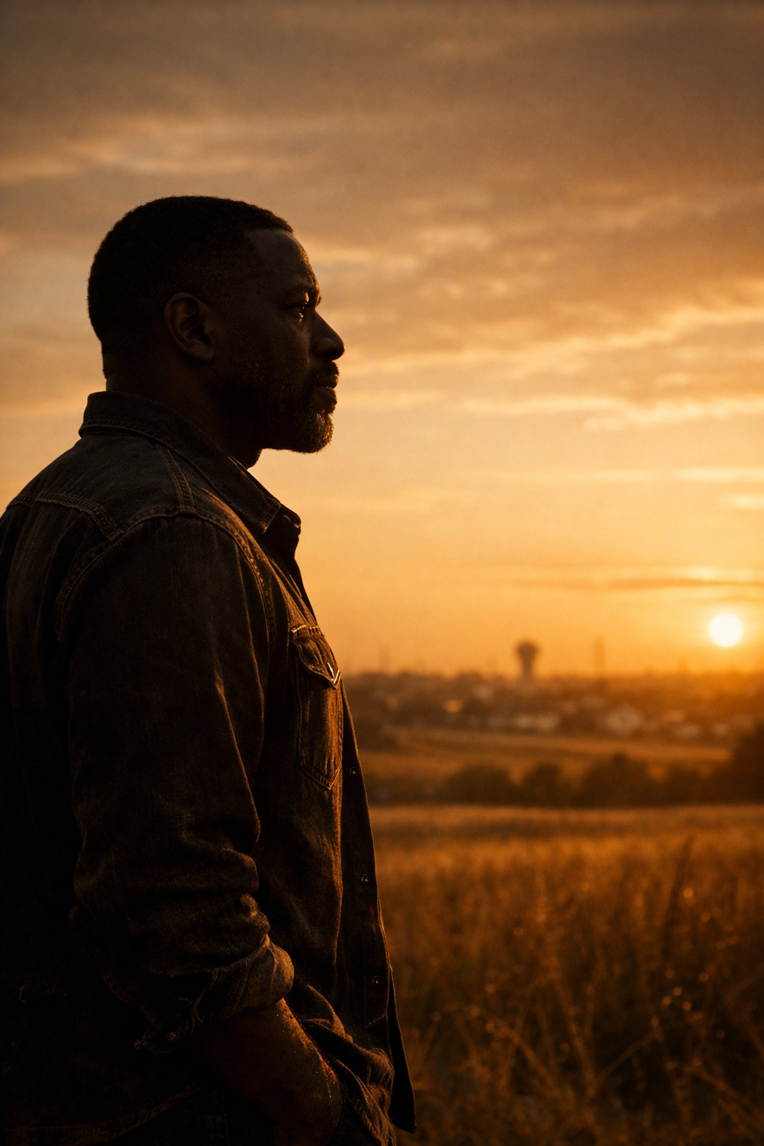 Black man reflecting on strength and breaking generational trauma cycles