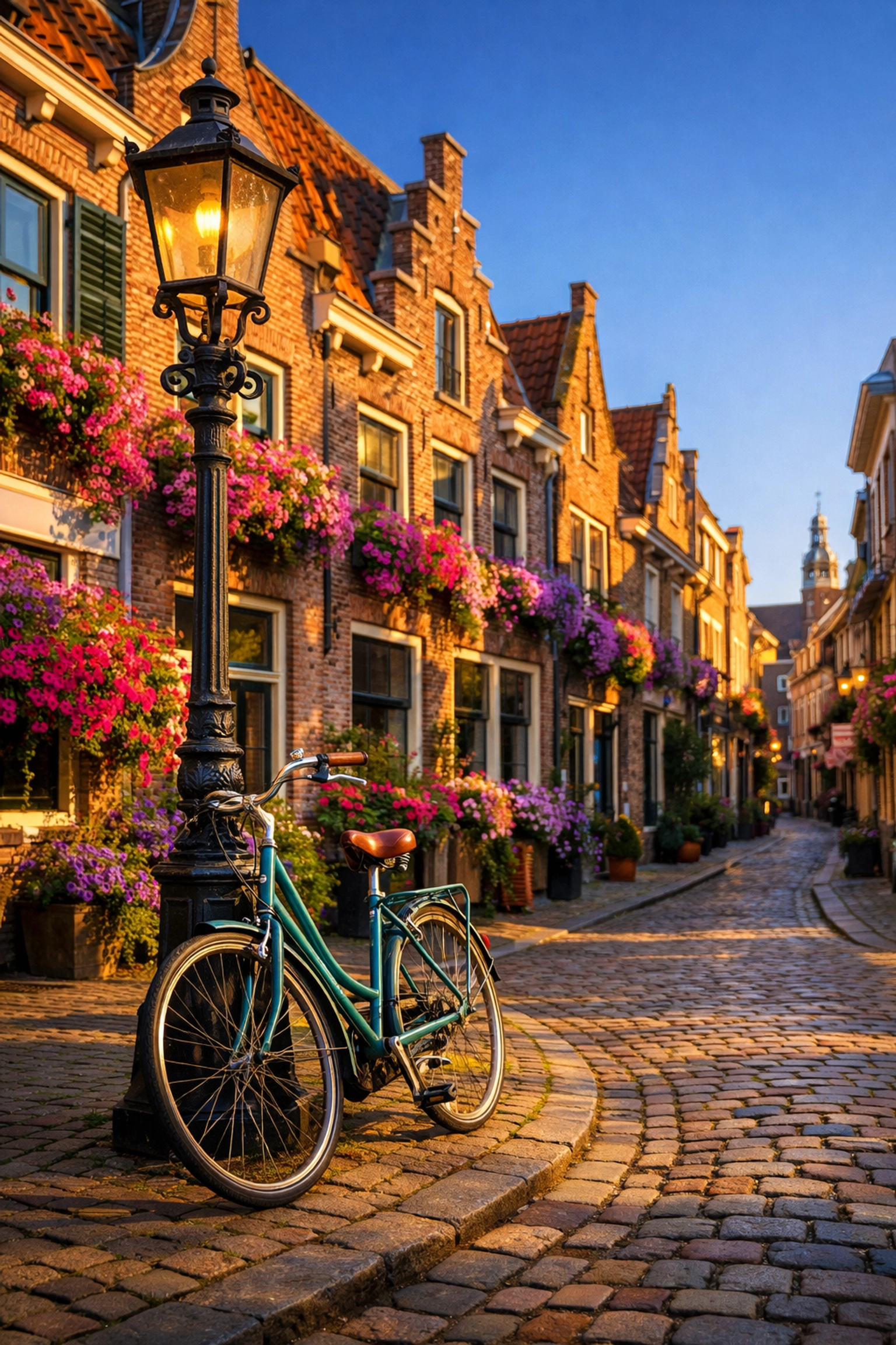 A scenic cobblestone street in an affordable European city, perfect for 2026 budget travel planning.