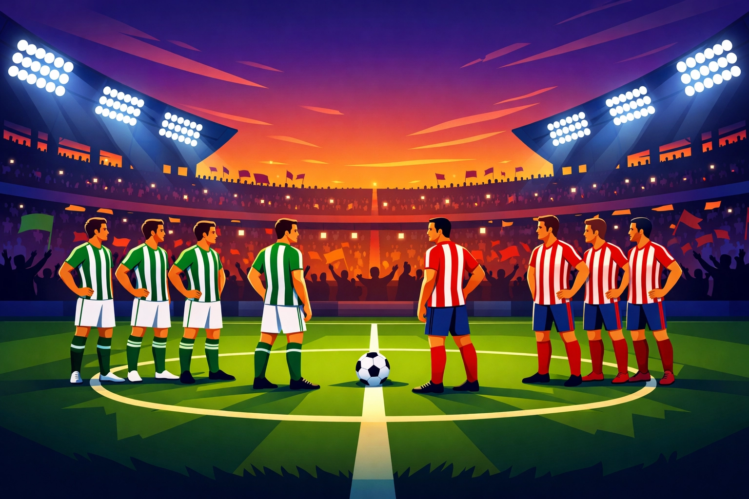 Real Betis vs Atletico Madrid im Estadio Benito Villamarín Copa del Rey Viertelfinale