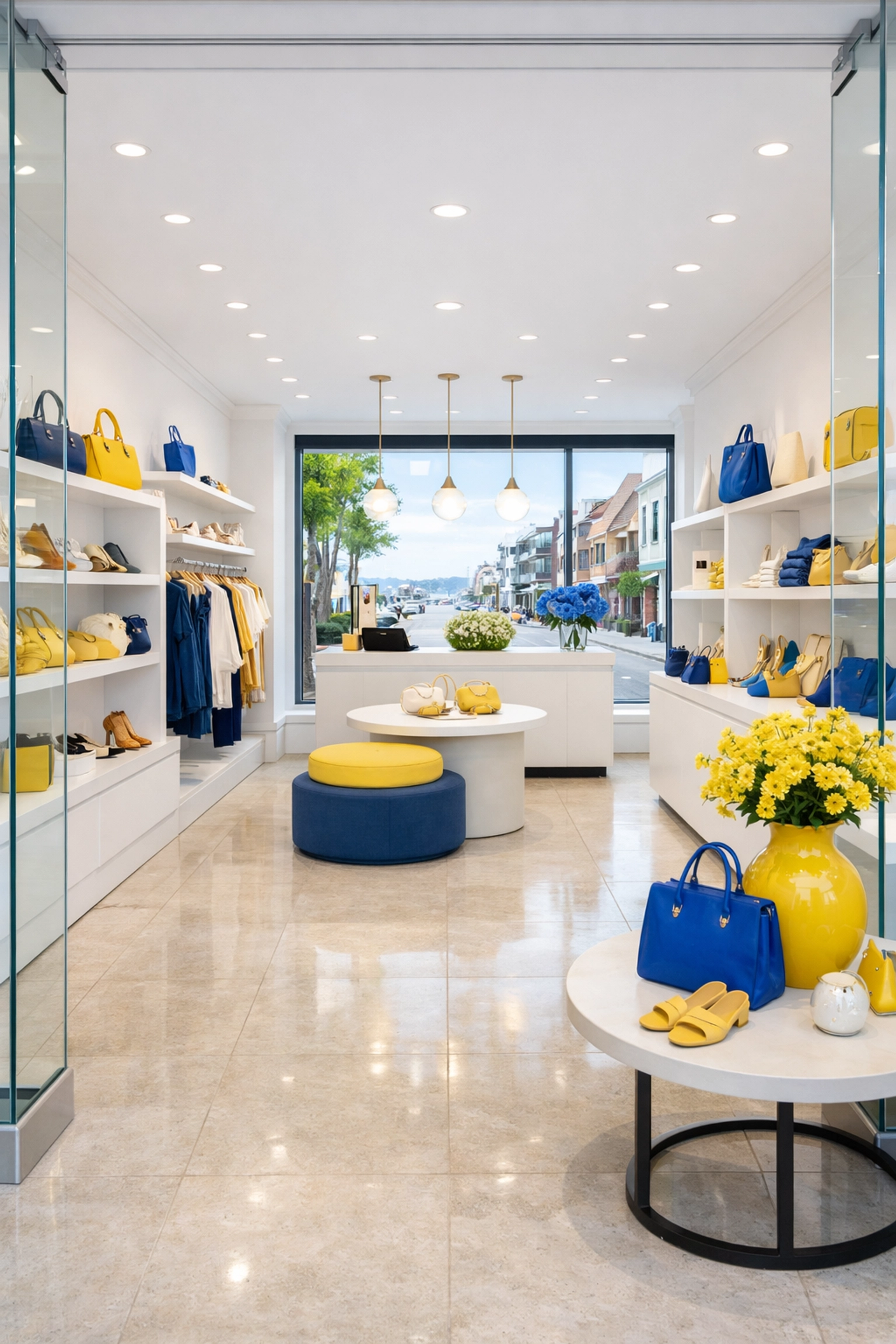 Professional retail cleaning for a modern Salem boutique with gleaming surfaces.