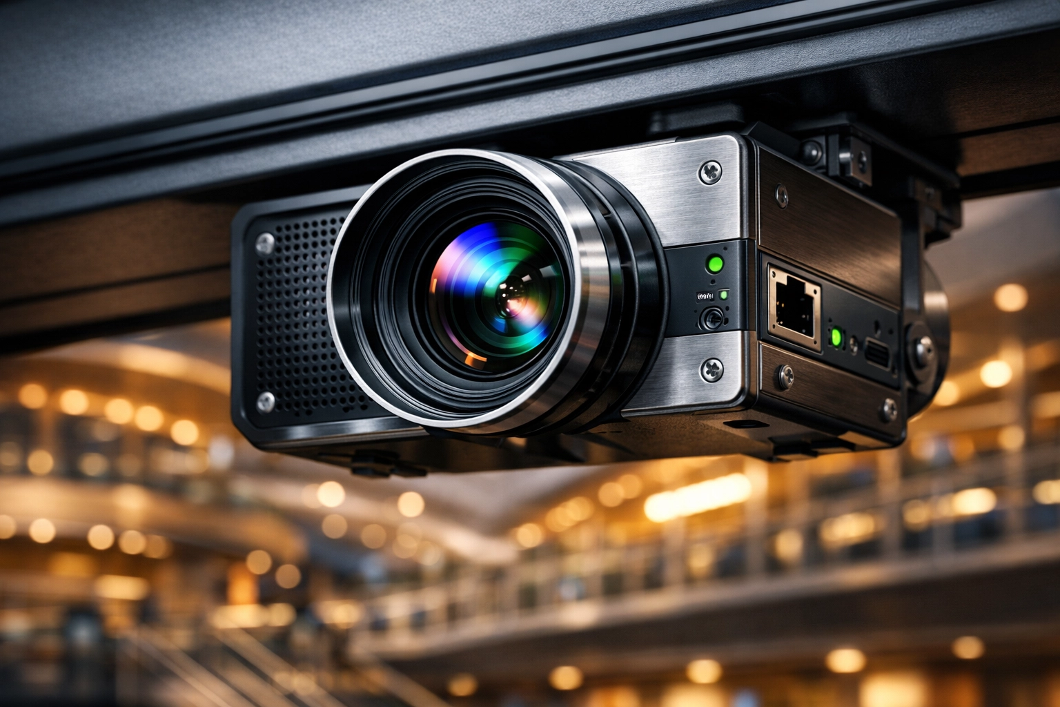 Optical computer vision sensor on a digital billboard for granular audience measurement data.