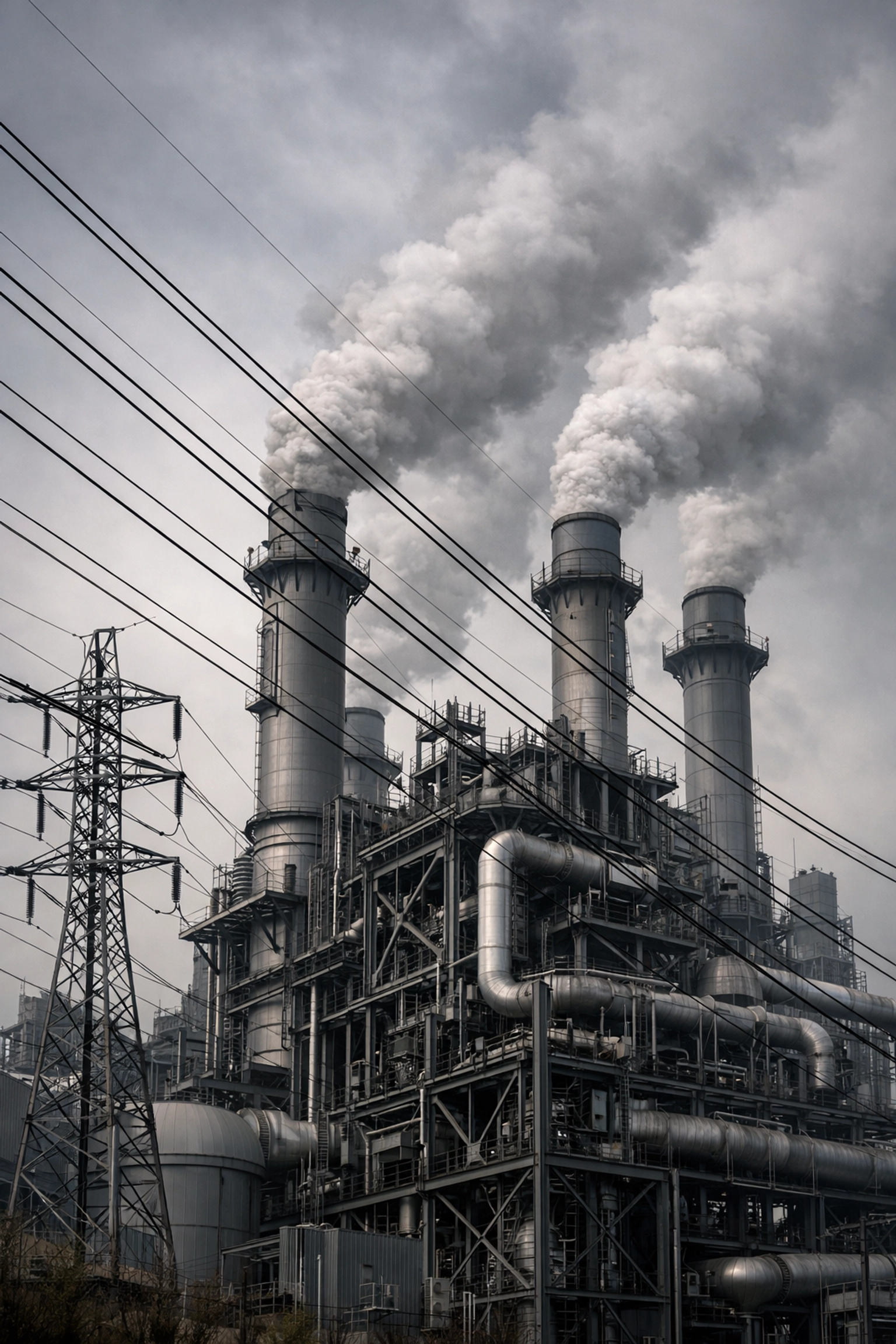 Natural gas power plant with emissions replacing Indian Point nuclear capacity in New York