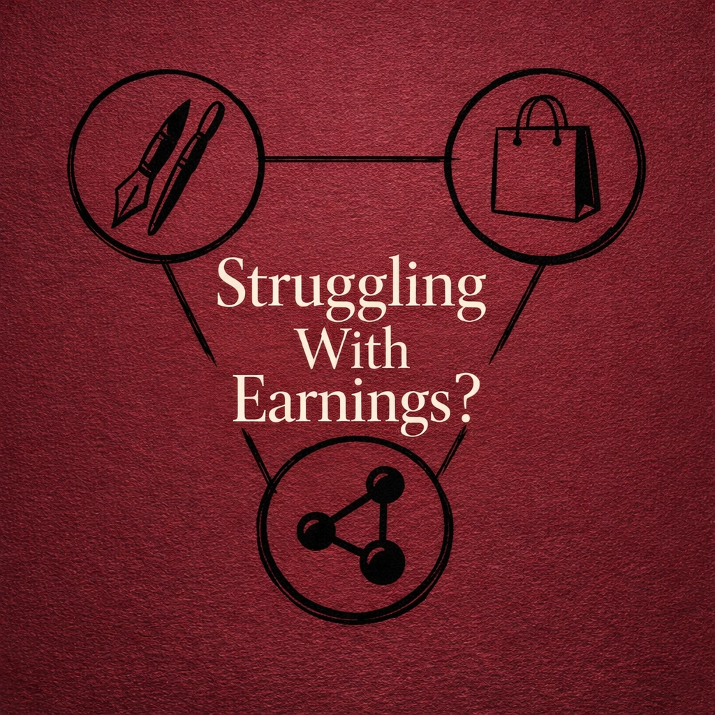 Three-way creator economy triangle connecting creators, brands and platform ecosystem