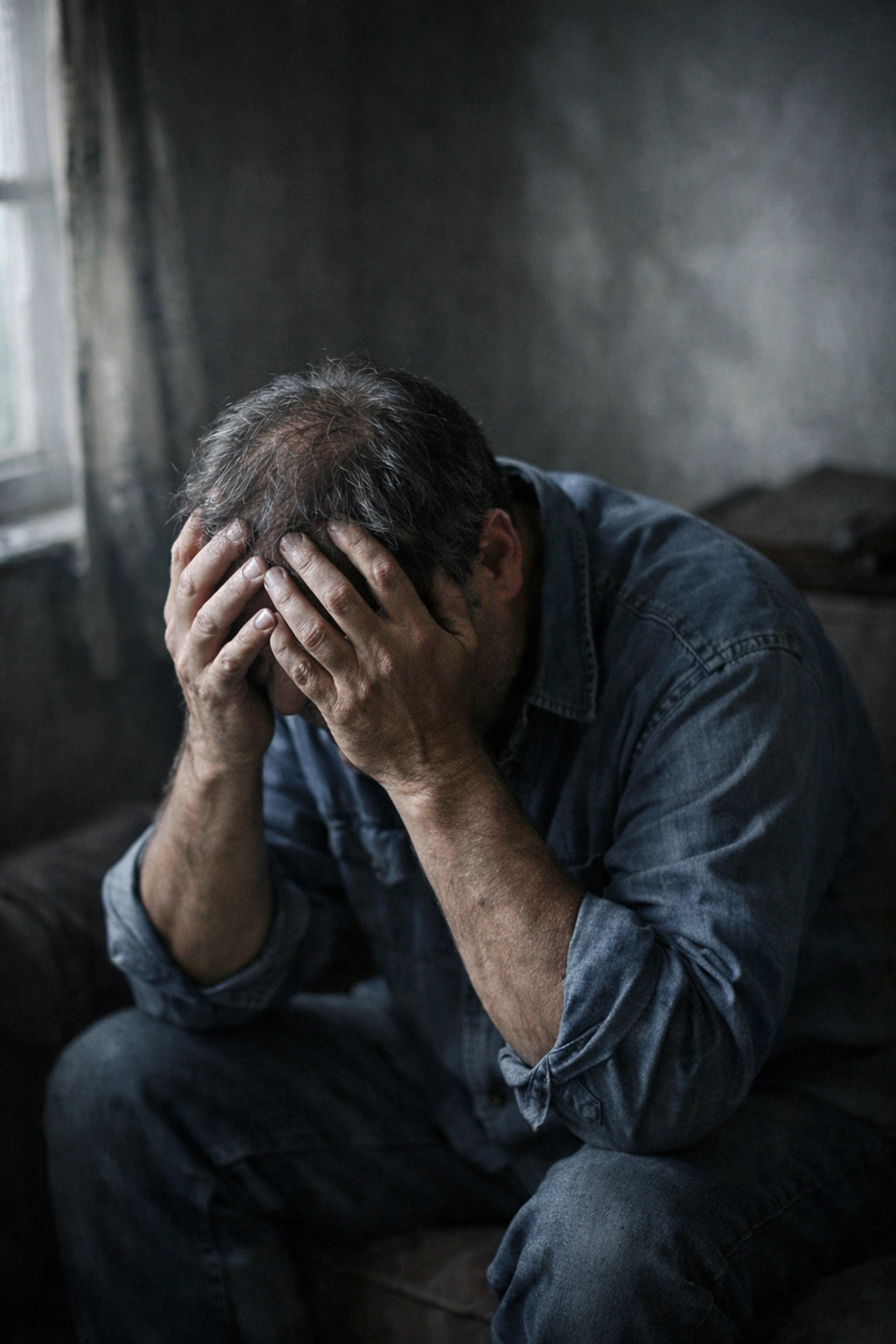 Man struggling with demonic lies about identity and feelings of rejection in spiritual warfare