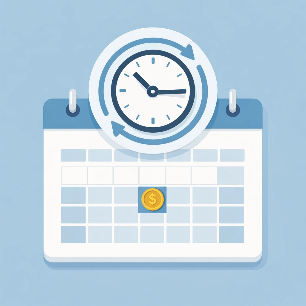 Calendario de pagos automáticos para evitar retrasos y arreglar el historial de crédito.