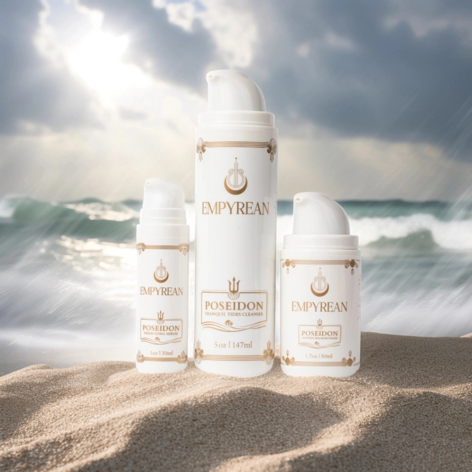 Empyrean Skin Poseidon Skincare Line
