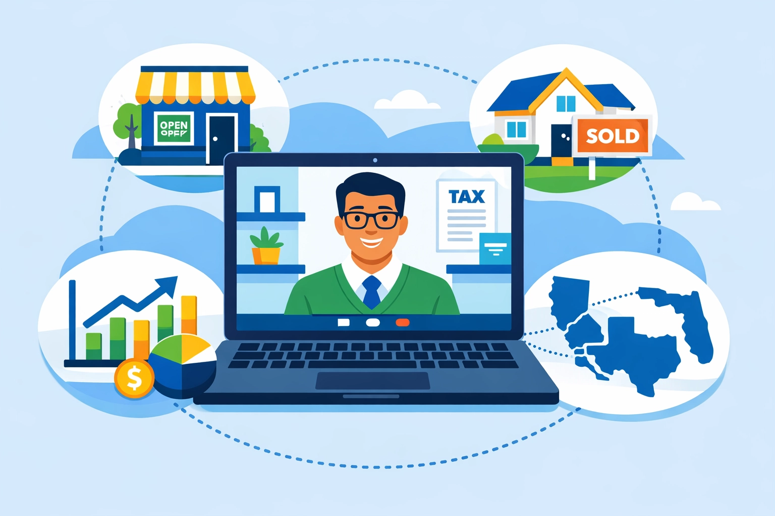 Virtual tax professional consultation for New Haven business and investment tax scenarios