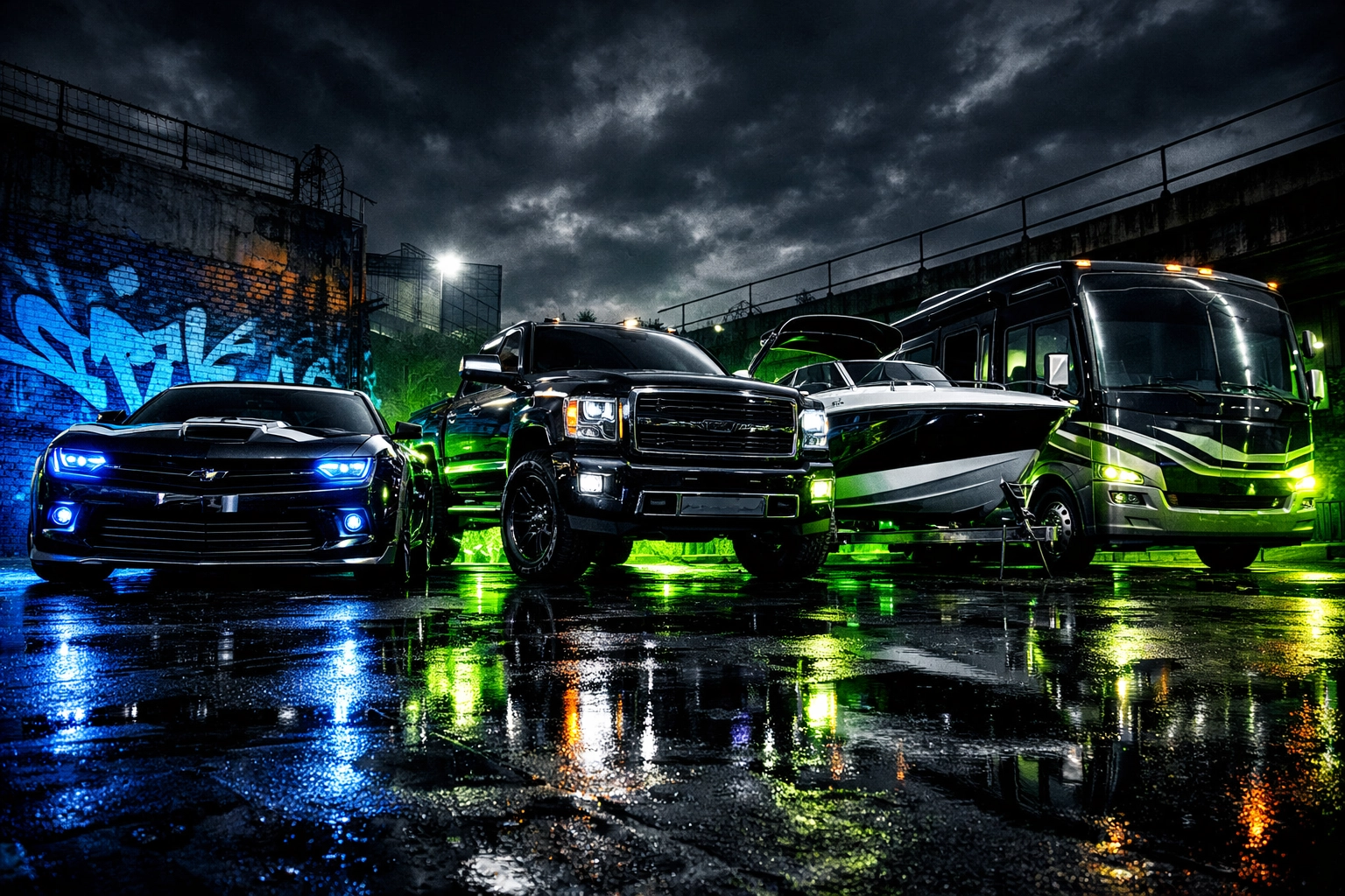 Cars, trucks, boats, and RVs with ceramic coating protection in Pittsburgh