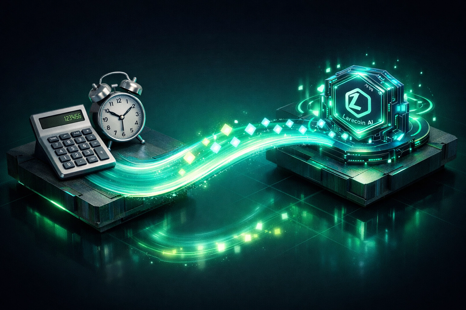 Bridge connecting traditional accounting tools with the Larecoin.ai Web3 payment and tax ecosystem.