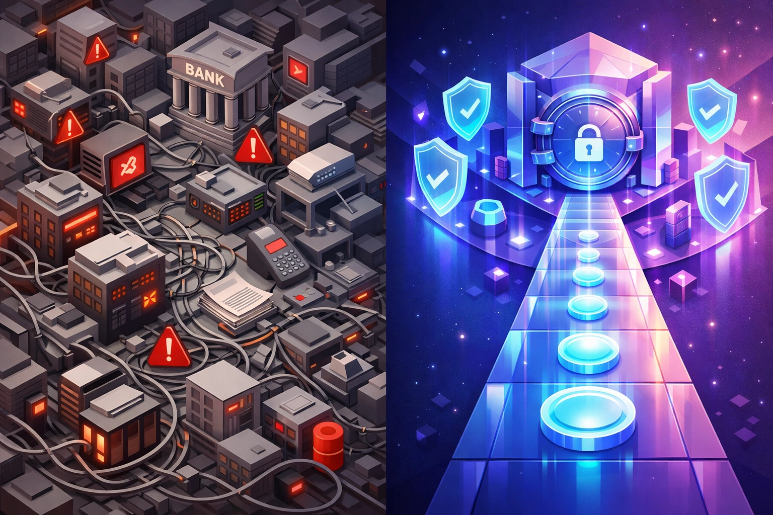 Traditional payment processors vs self-custody crypto merchant solutions comparison