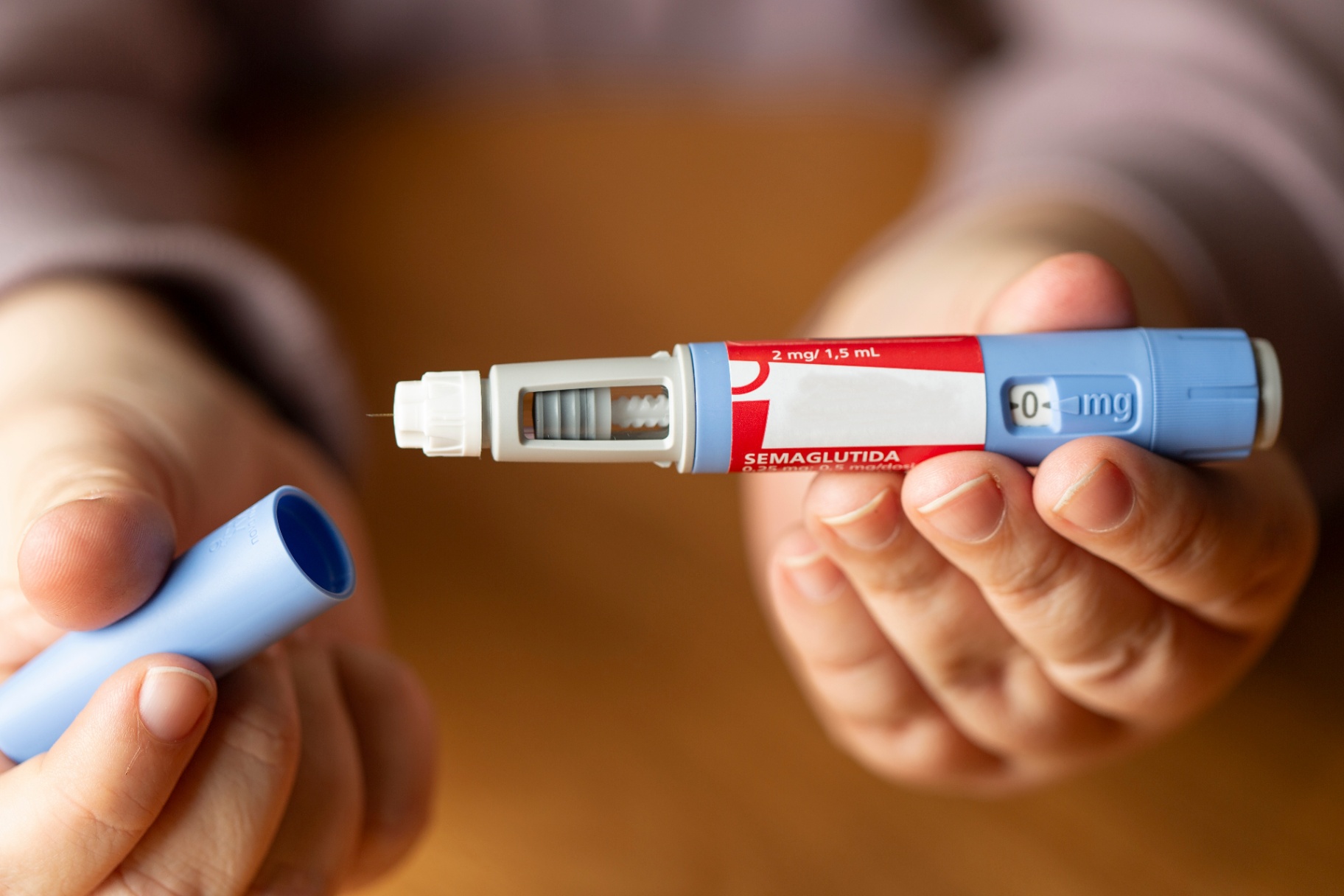 Semaglutide Injection Pen Close-Up