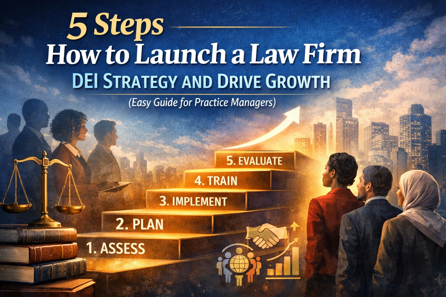 [HERO] 5 Steps How to Launch a Law Firm DEI Strategy and Drive Growth (Easy Guide for Practice Managers)