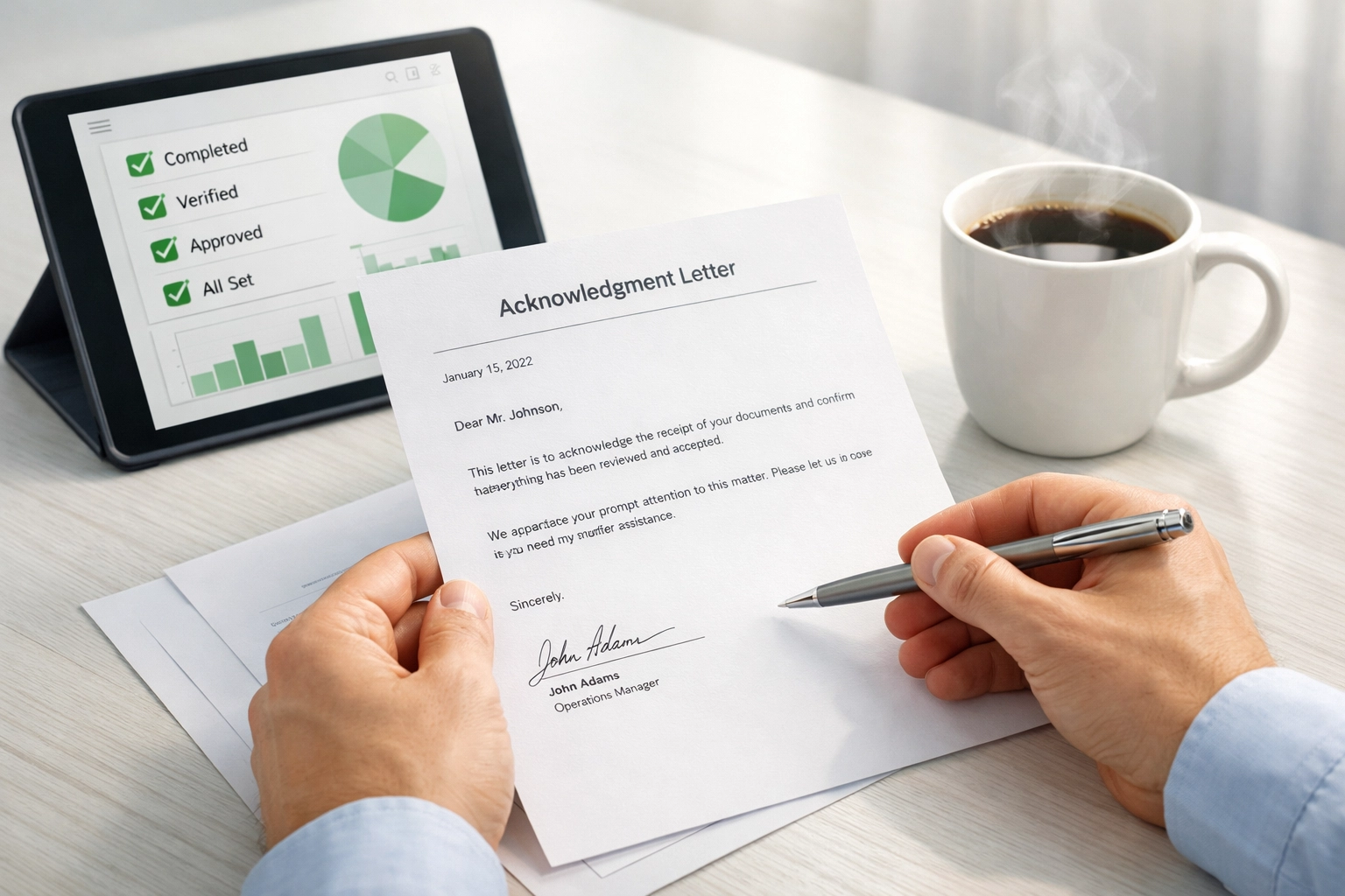 Electronic acknowledgment letter and validation dashboard for Georgia tax return processing