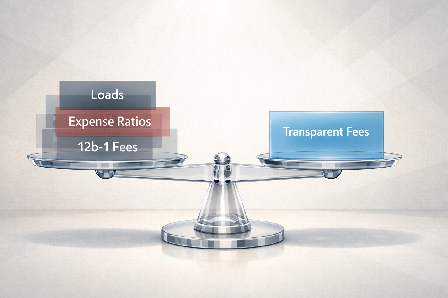 Hidden investment fees compared to transparent RIA fee structure for executives