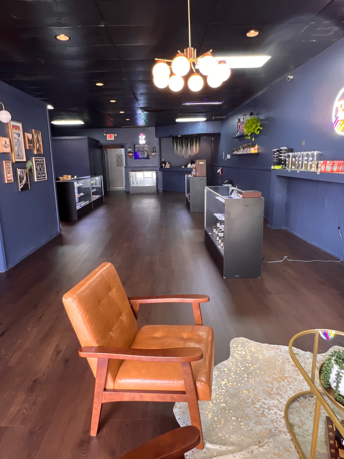 Modern THC Edible and Flower Retail Shop Interior