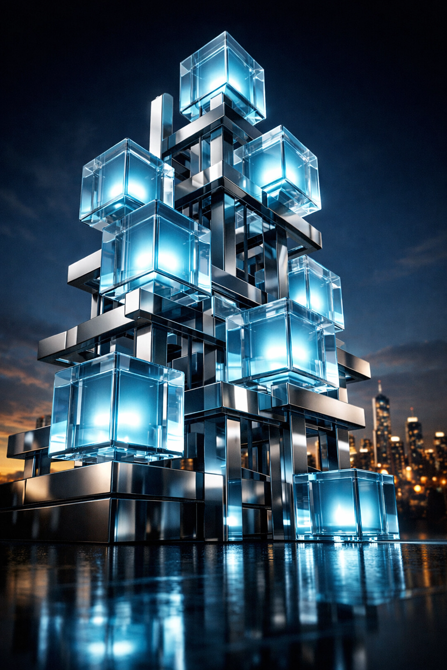 A strong architectural structure representing scalable operations and SOPs for a property management company.