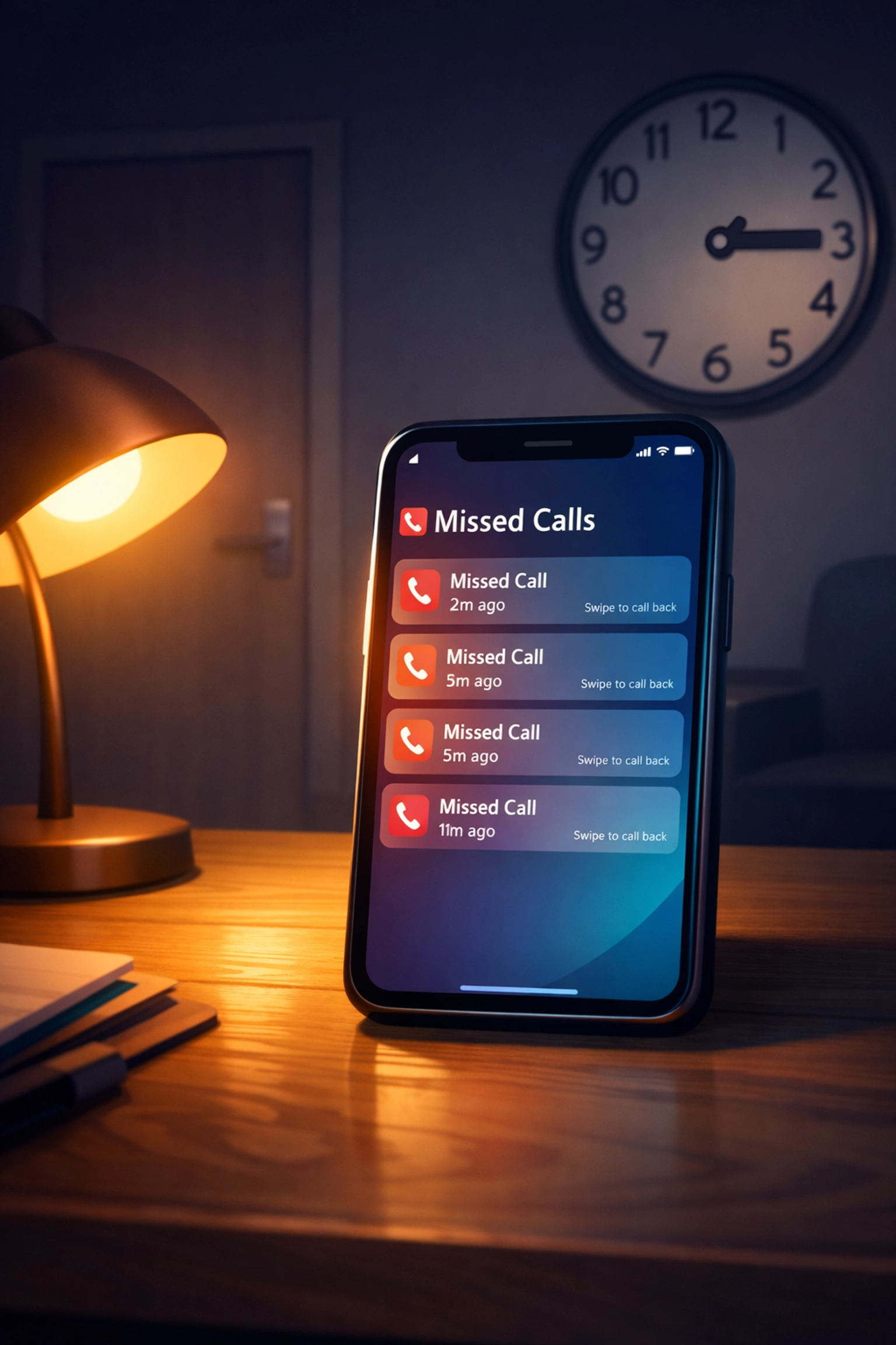 Missed calls on phone after hours showing lost family law client opportunities