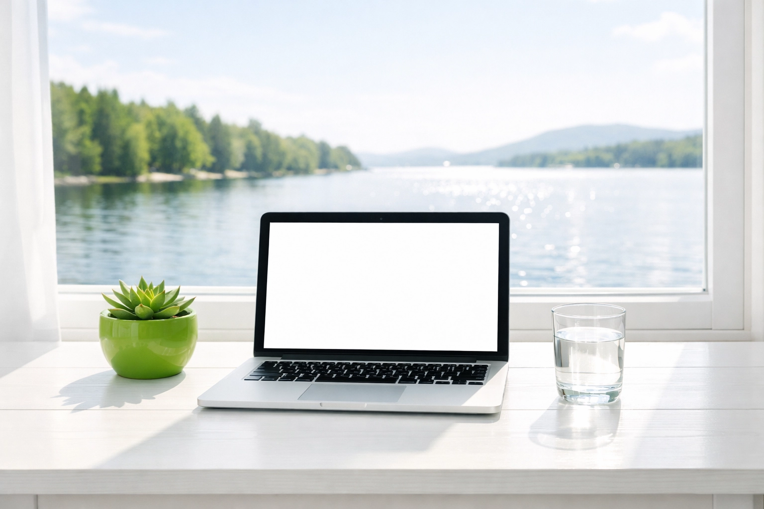 Modern lakeside office workspace in Innisfil showcasing a professional local business environment.