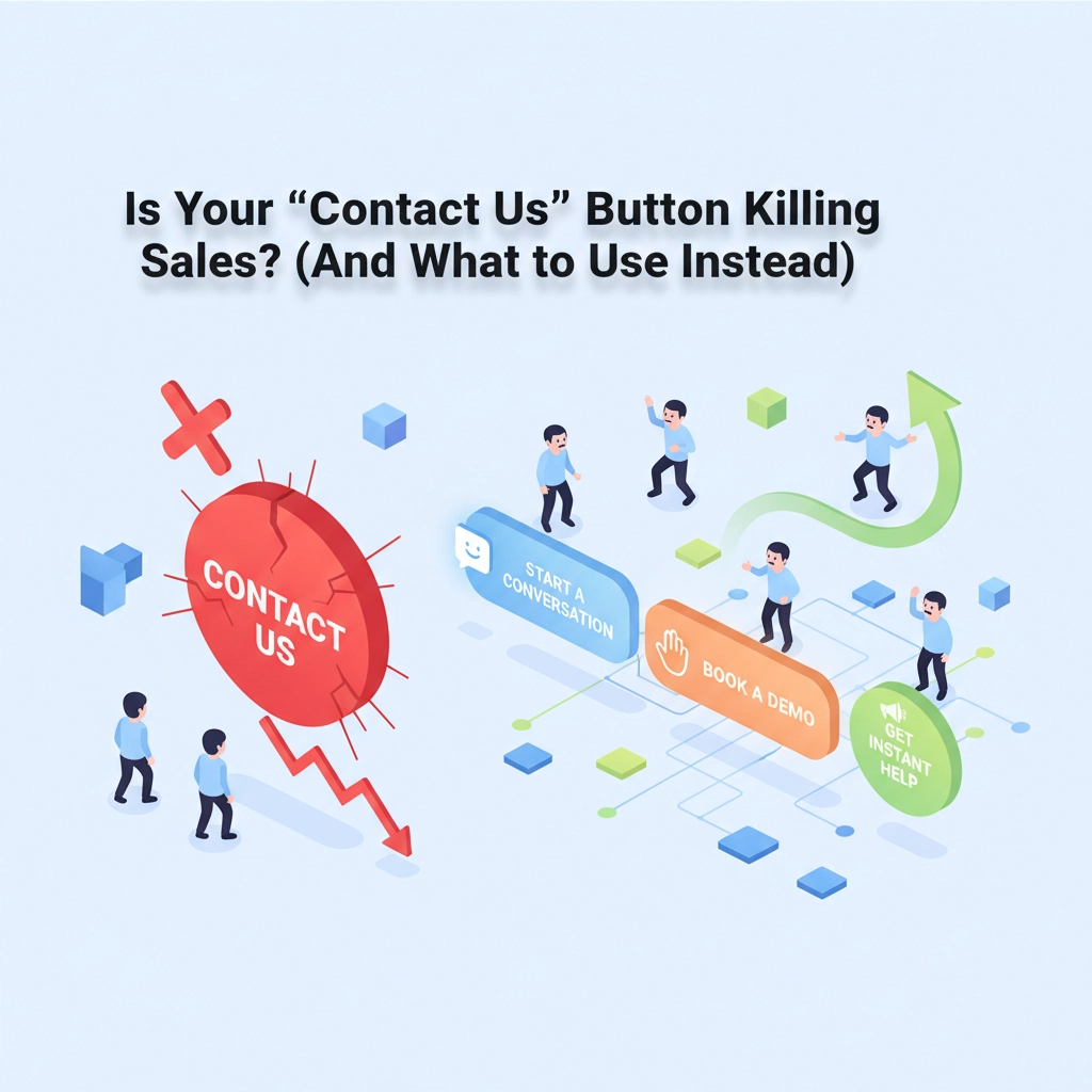 Is Your Contact Us Button Killing Sales? (And What to Use Instead)