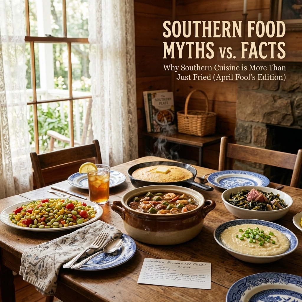 [HERO] Southern Food Myths vs. Facts: Why Southern Cuisine is More Than Just Fried (April Fool’s Edition)
